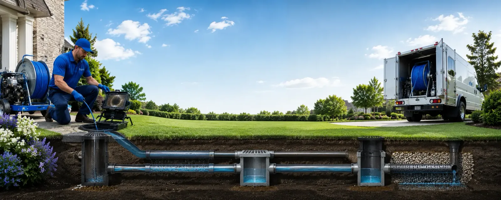 Outdoor drain cleaning information for Brooklyn, MD